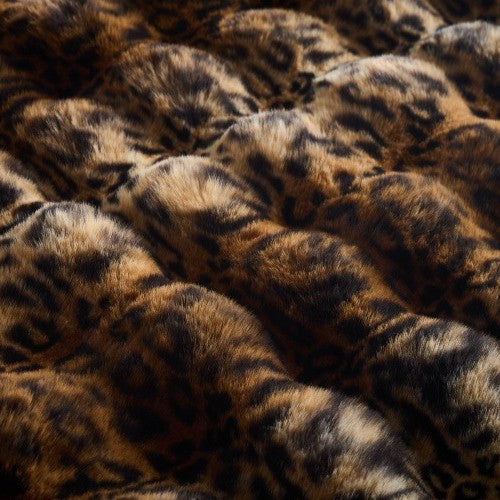 Leopard Brown Bubble Blanket