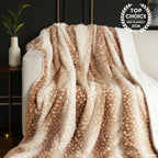 Deer Print Cozy Blanket